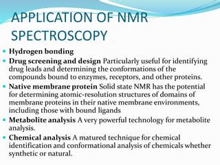 Nmr spectroscopy | PPT