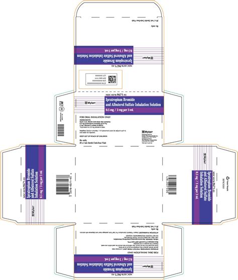 Ipratropium Bromide and Albuterol Sulfate Inhalation Solution 0.5 mg/3 mg per 3 mL