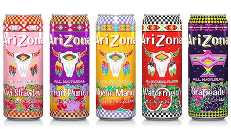 Buy AriZona Juice Variety Pack 5 Flavors, Natural Flavors Big Can, 23 Fl Oz (Pack of 10) Online ...