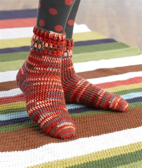 Crochet Socks - 35 Free Crochet Socks Pattern - DIY & Crafts