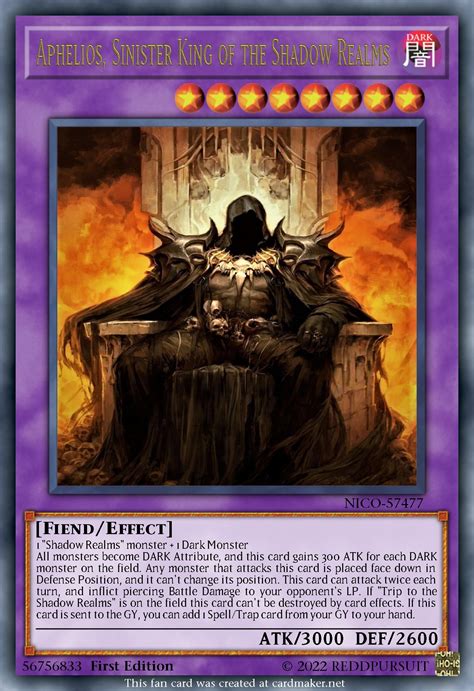 Shadow Realm Archetype, more Fiend cards! : r/customyugioh