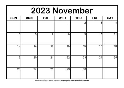 Novmber 2024 Calendar - Calendar 2024