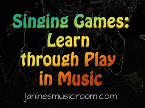 Singing Games | | Janine's Music Room