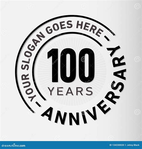 100 Years Anniversary Celebration Design Template. Anniversary Vector and Illustration. One ...