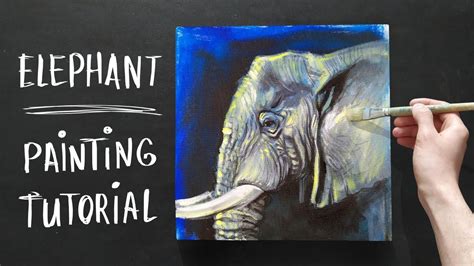 Elephant painting tutorial for beginners, Acrylic painting, Abstract ...