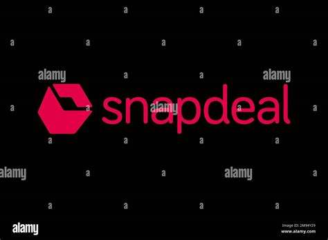 Snapdeal, Logo, Black background Stock Photo - Alamy