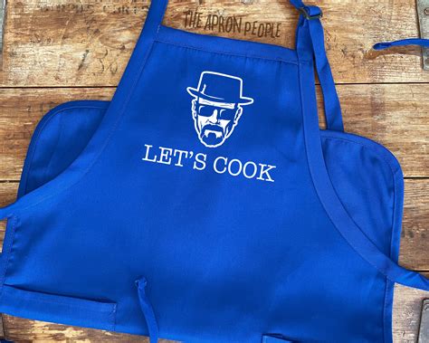 Apron for Men Let's Cook Personalized Apron Custom Mens - Etsy