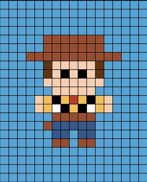 Woody small pixel art – Artofit