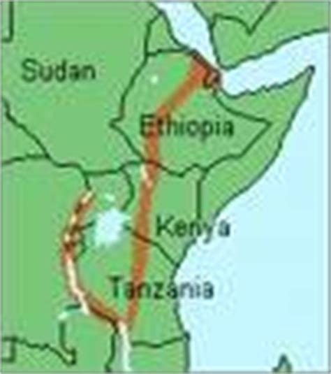 Great Rift Valley On Africa Map - Physical Map Great Rift Valley - Topology map of africa from ...