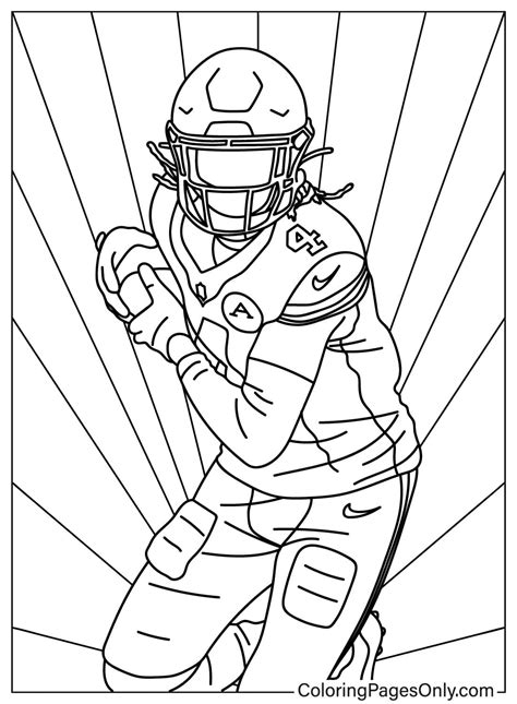 Travis Kelce Coloring Page - Free Printable Coloring Pages