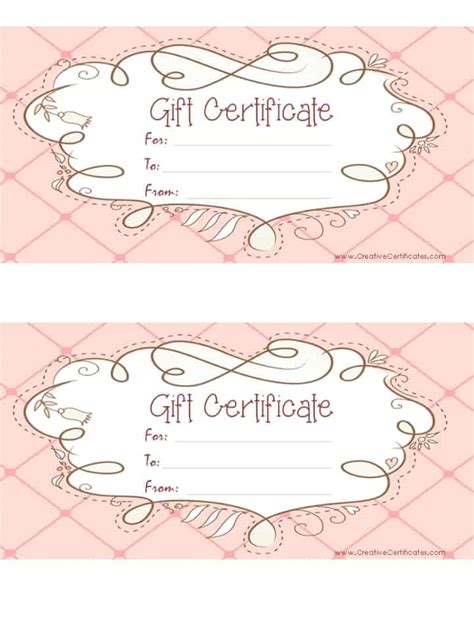 Free Printable Gift Cards