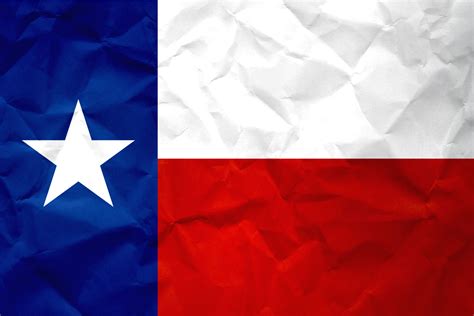Flag of Texas with Paper Texture - Download it for free