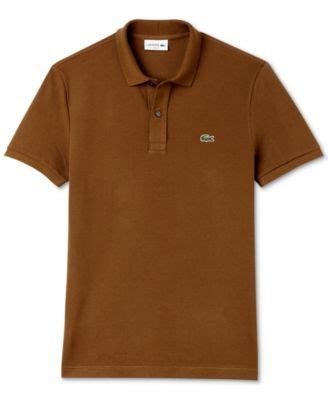 Lacoste Men's Slim Fit Polo Shirt In Dark Rust | ModeSens | Lacoste men, Slim fit polo shirts ...