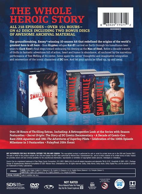 Buy Smallville: The Complete Series Box Set (20th Anniversary Edition ...