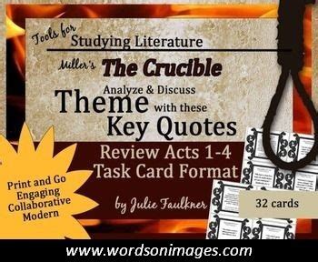 Crucible Important Quotes. QuotesGram