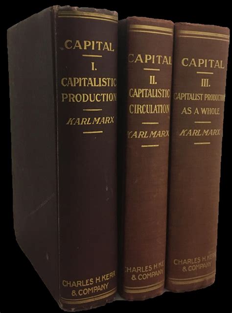 Karl Marx: Capital, Volume I,II and III by Marx, Karl | Max Rambod Inc