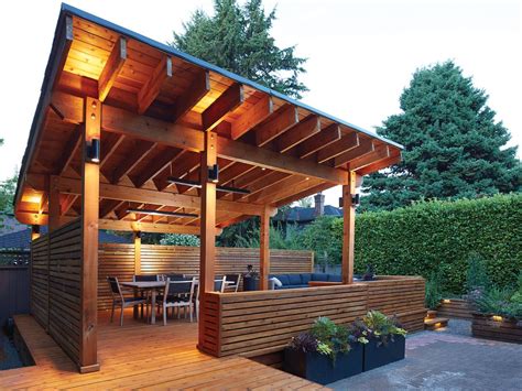 Deck Ideas for Your Backyard | Outdoor pergola, Backyard pavilion, Modern pergola