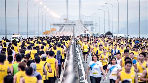 Penang Bridge International Marathon 2015: Panoramic Views from World's Third Longest Bridge