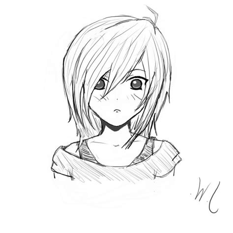 Cute Anime Girl Drawing at GetDrawings | Free download