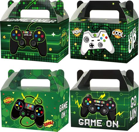 Amazon.com: 12 Pack Video Game Party Boxes Game On Party Favor Candy ...