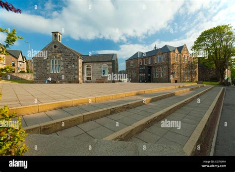 The Cargill Centre in Kilmacolm, Renfrewshire, Scotland, UK. The building was refurbished in ...