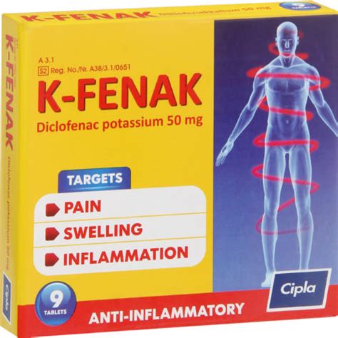 K-Fenak Tablets 9 Tablets - Clicks