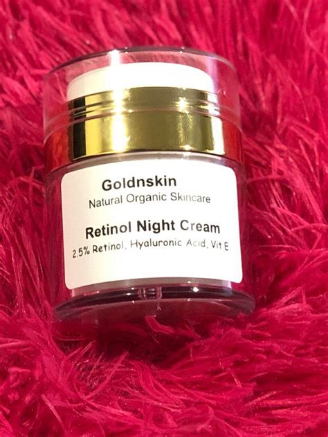 Retinol Night Cream 2.5% Vitamin A Pure Retinol Cream - Etsy | Retinol night cream, Organic skin ...