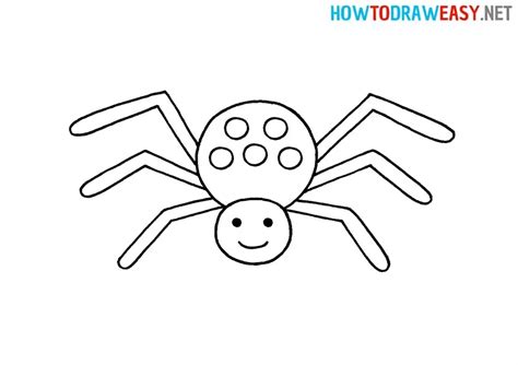 How to Draw a Spider for Kids