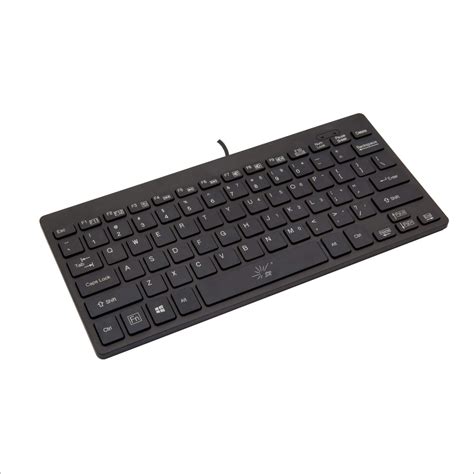 SR Mini Keyboard Wired Thin Light 78 Keys USB Multimedia Small for Pc ...