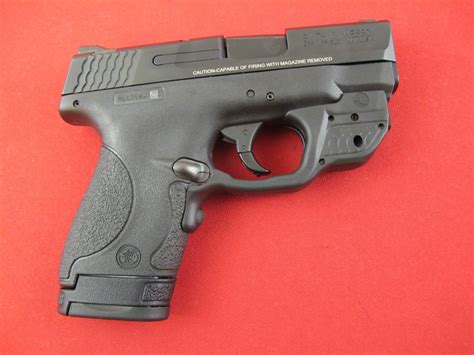 Smith & Wesson Model M&P Shield 9mm, 3in, W/Crimson Trace Green Laser ...