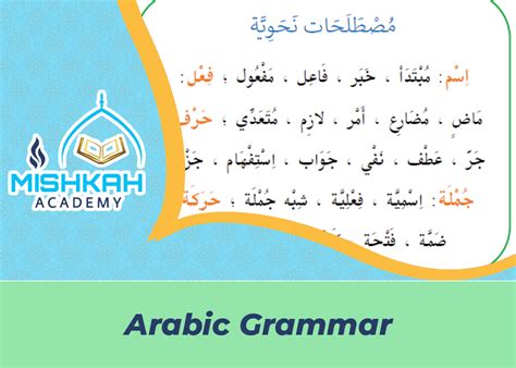 Arabic Grammar Course - Mishkah Academy