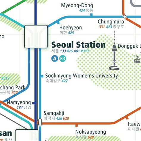 English Seoul Subway Map Pdf