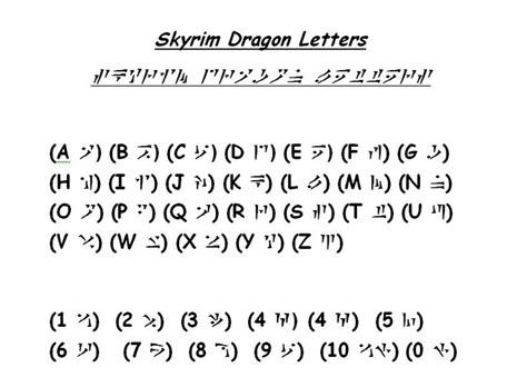 Skyrim Dragon Language by 07StewartC on DeviantArt | Skyrim dragon ...