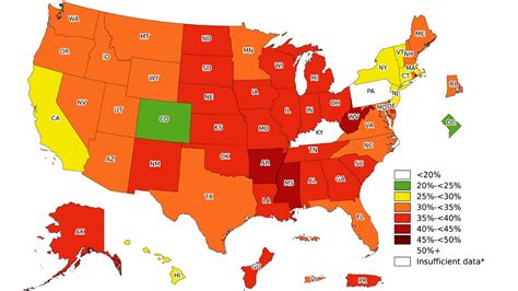 Adult Obesity Prevalence Maps | Obesity | CDC