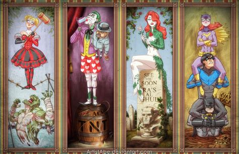 Haunted Arkham Asylum, Batman Heroes & Villains Imagined in Disney ...