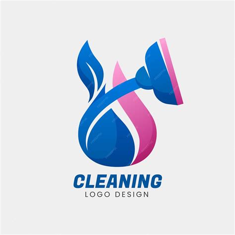 Free Vector | Gradient carpet cleaning logo design