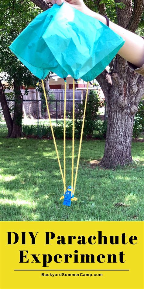 Make a DIY parachute using household items, then try dropping it for a fun and educational STEM ...