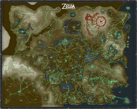 Zelda breath of the wild shrines interactive map - prjes