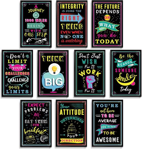 Buy Inspirational Posters, Motivational Posters, Classroom Posters, Positive Quotes Wall Decor ...