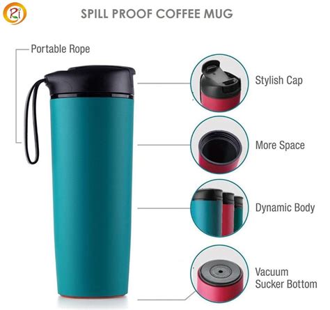 Spill Proof Coffee Mug, Packaging Type: Single Piece, for TRAVELLING MUG, Rs 325 /piece | ID ...