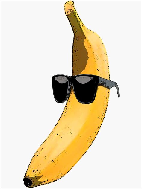 "Cool Banana" Sticker by Gibbo666 | Redbubble