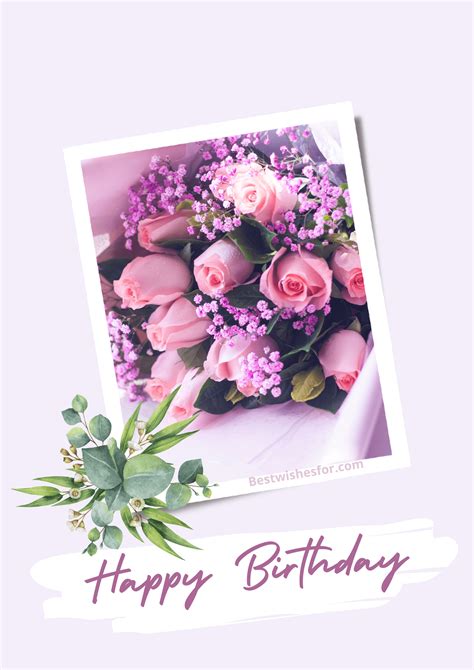 Happy Birthday Flowers Wishes | Best Wishes