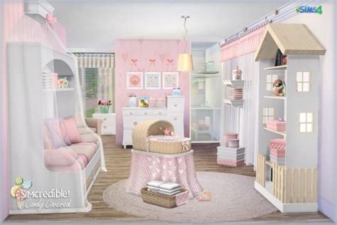 60 Cute and Simple Kids Bedroom Furniture Designs Ideas | Sims 4 bedroom, Sims baby, Sims