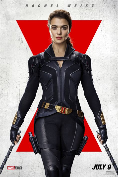 See Rachel Weisz In Tight Leather For Her First Black Widow Poster ...