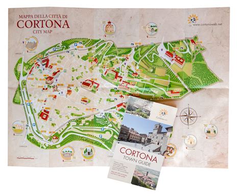 Cortona of Cortona | Map of the town and historic center of Cortona