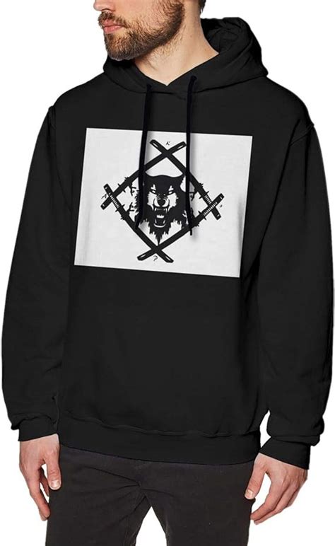 Amazon.com: Xavier Wulf Tapestry -£¨1£ Adult Men's and A Hoodie. Black ...