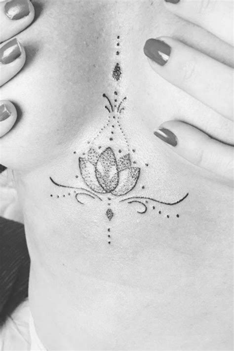 50 Of The Prettiest Sternum Tattoos | Tattoos for women, Chest tattoos ...