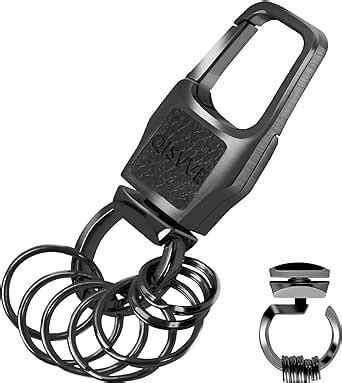 Amazon.com: QISVVE Car Keychain Clip, Key Chain Holder Clip, Quick Release Key Hooks Detachable ...