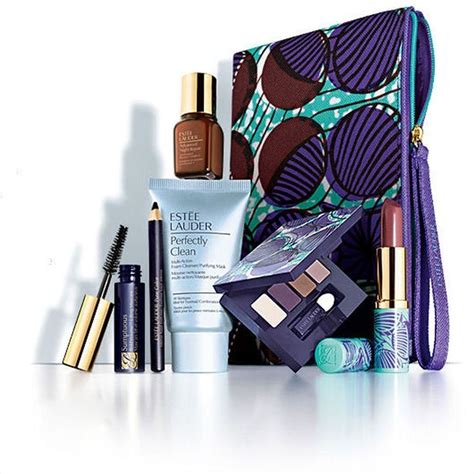 Estee Lauder 2014 8 Pcs Skincare Makeup Gift Set with Cosmetic Bag ...