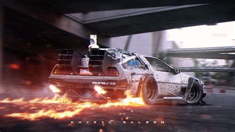 Back To The Future Delorean Wallpaper 4k Future Delorean Wallpaper Wallpapers Hd Car Bttf ...